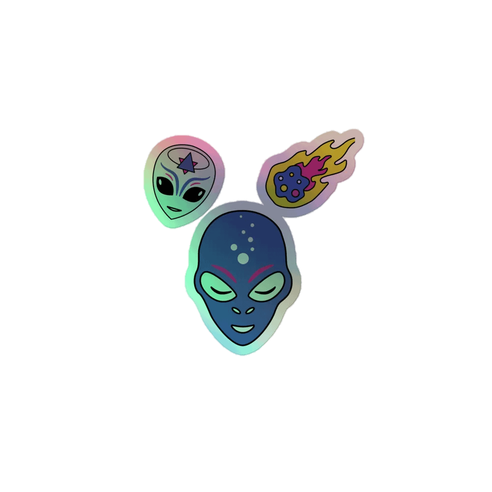 Interstellar Whimsy Holographic Sticker Set product image (1)