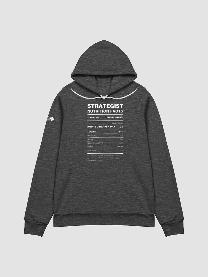 STRATEGIST Nutrition Facts Comfort Hoodie product image (5)