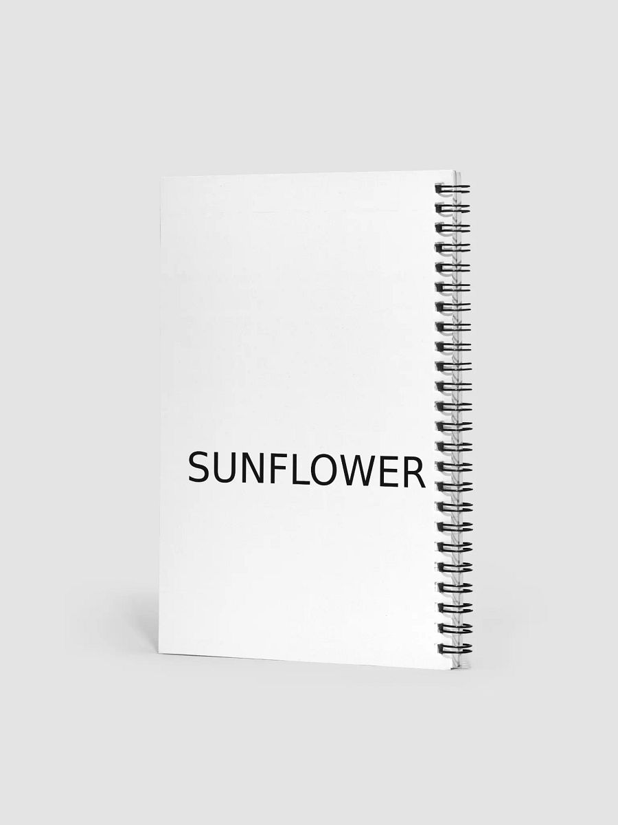 Sunflower Dreams Spiral Notebook product image (2)