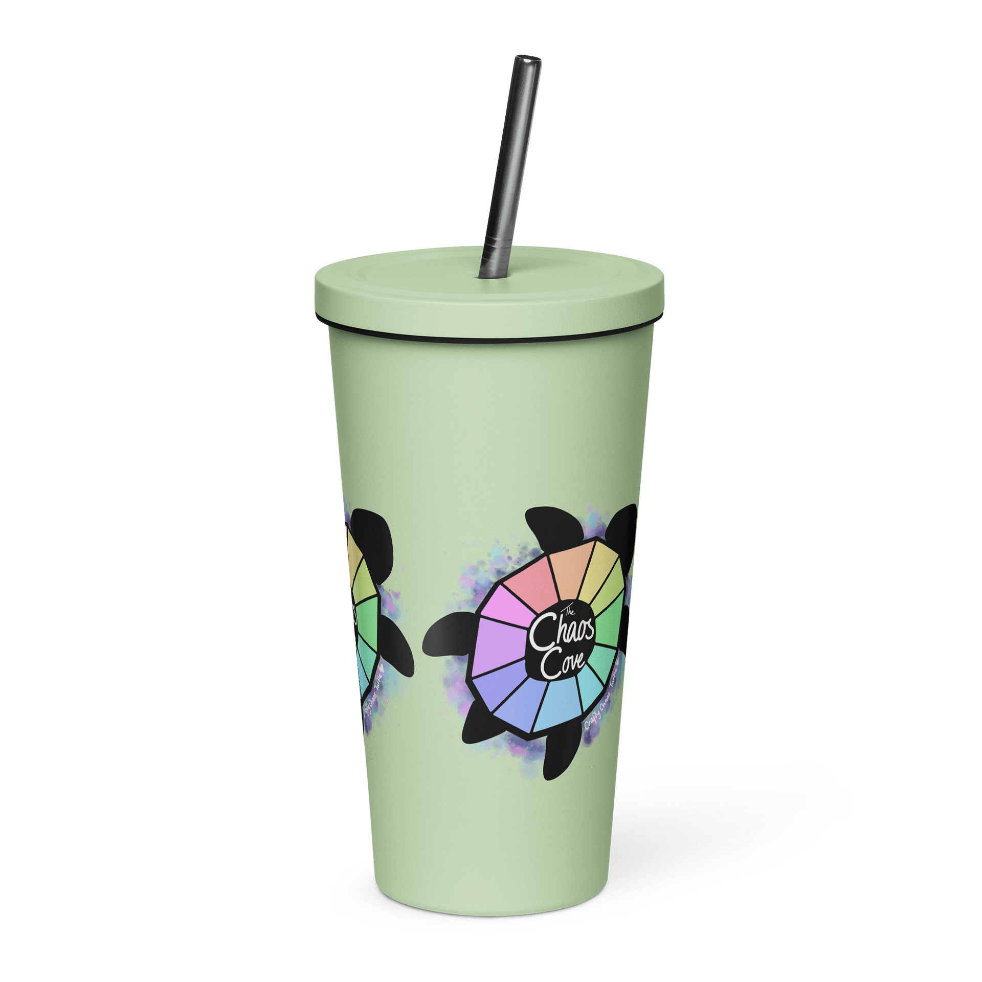 Spiraling Slowly Tumbler with a Straw 2 product image (8)