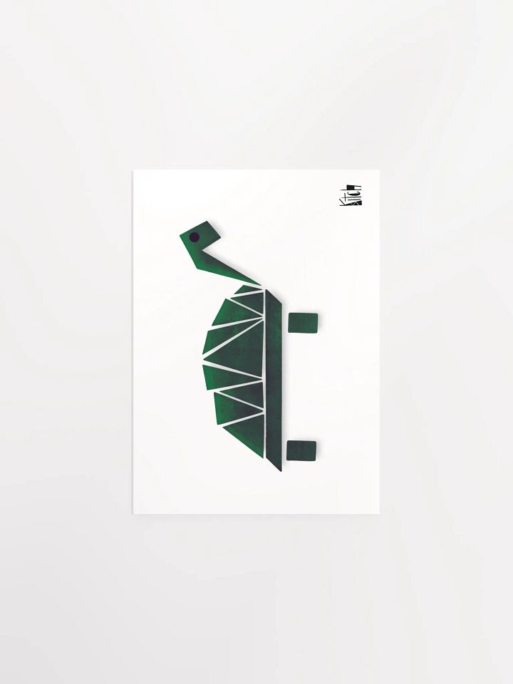 Geometric Tortoise Art Print product image (1)