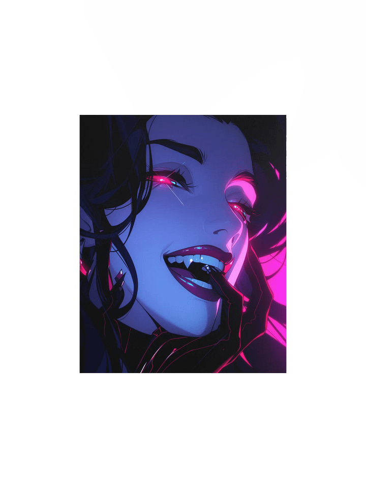 Neon Bliss Matte Poster product image (5)
