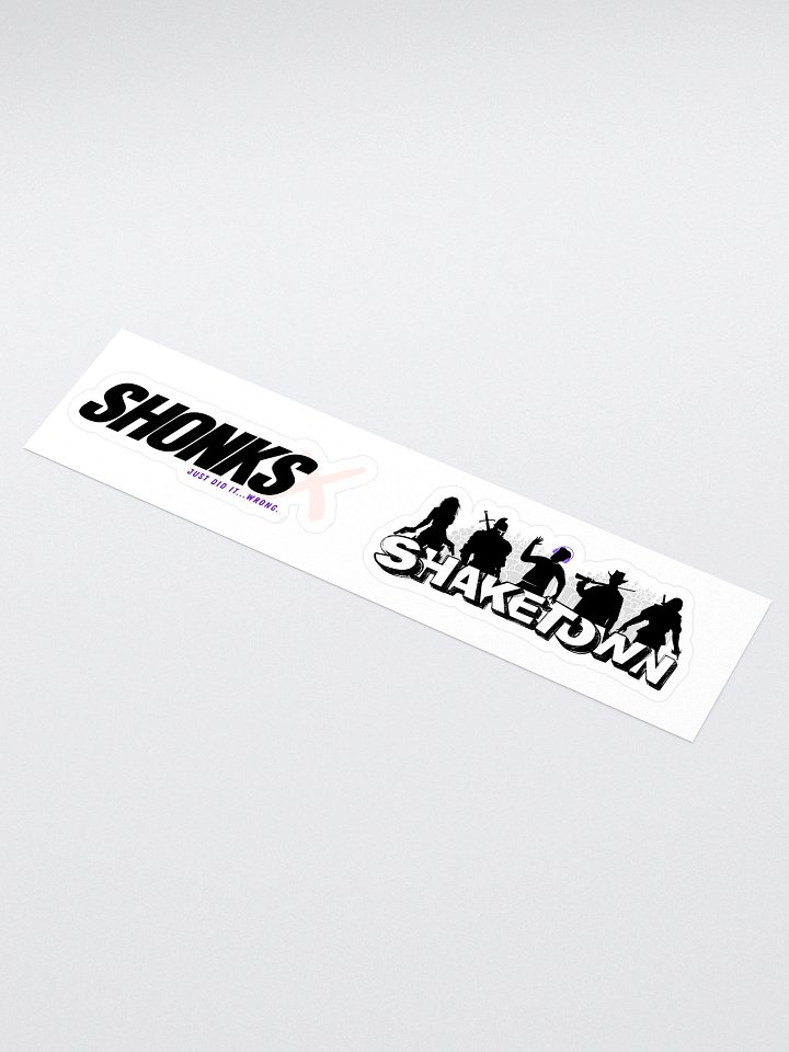Shonks x ShakeTown Sticker Combo (15" x 3.75") product image (1)