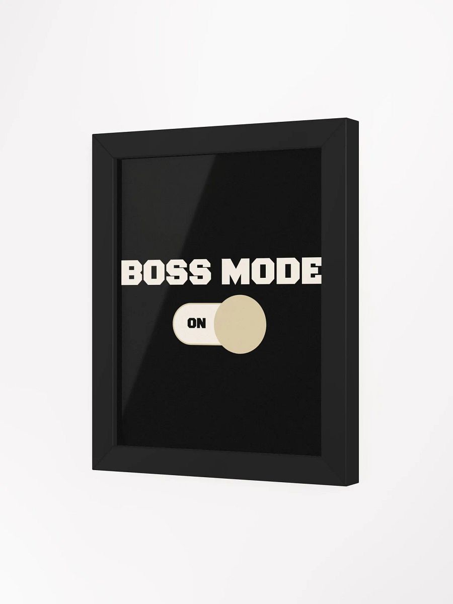 Boss Mode Wall Art - Black product image (35)