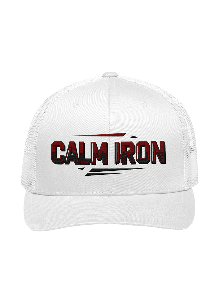 Calm Iron — White Trucker Cap product image (1)