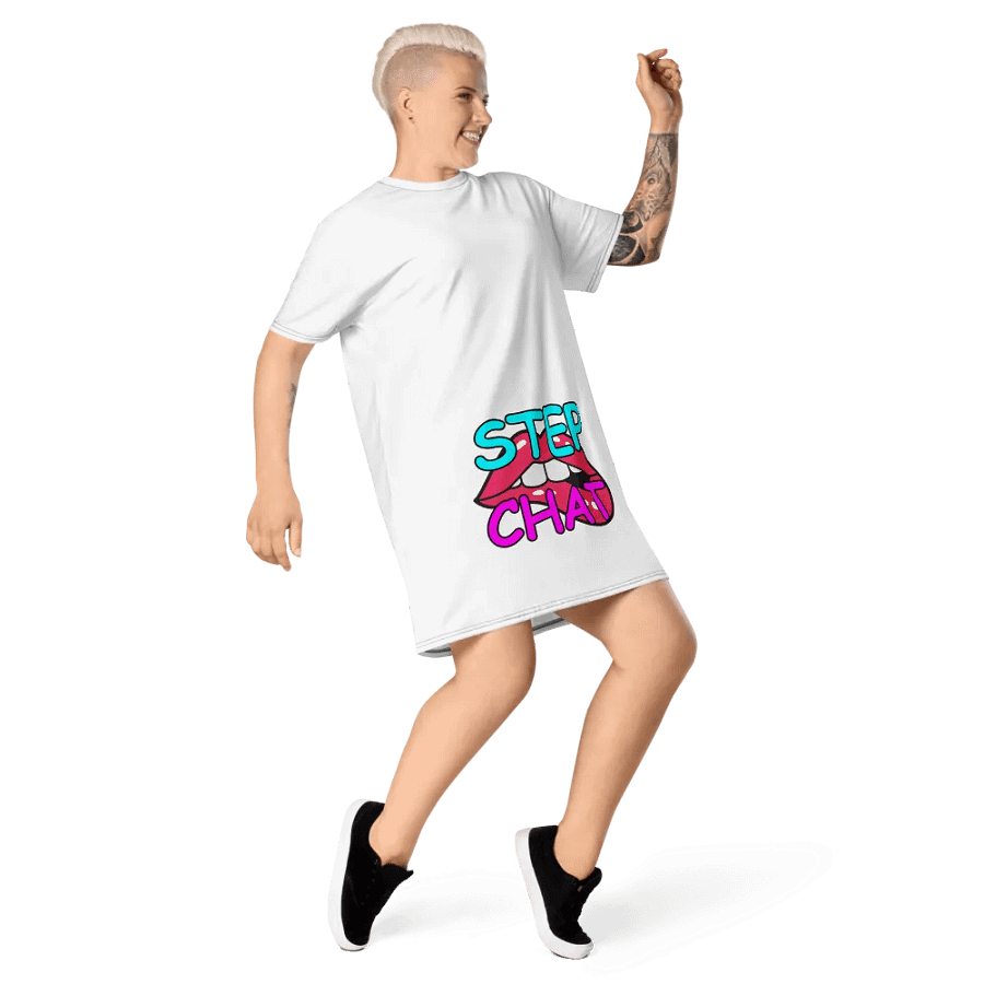 Naughty Stepchat Dress T-Shirt (White) product image (8)