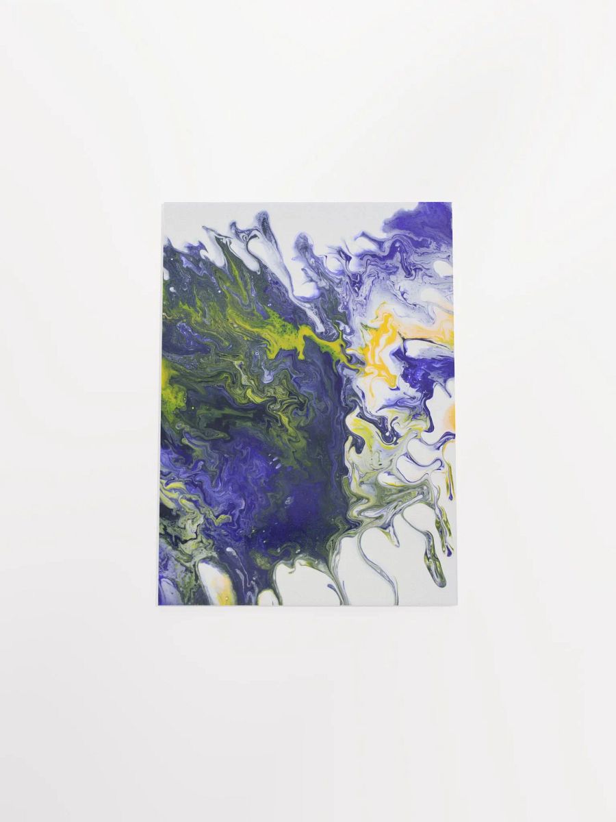 Acrylic Pour Printed Matte Poster - #13BY Design product image (4)