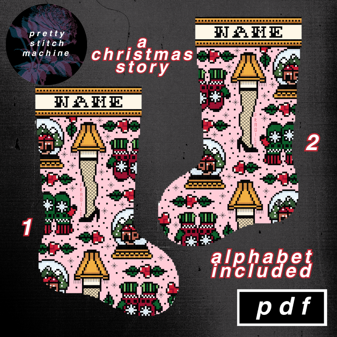 'A Christmas Story' Christmas Stocking Pattern product image (1)