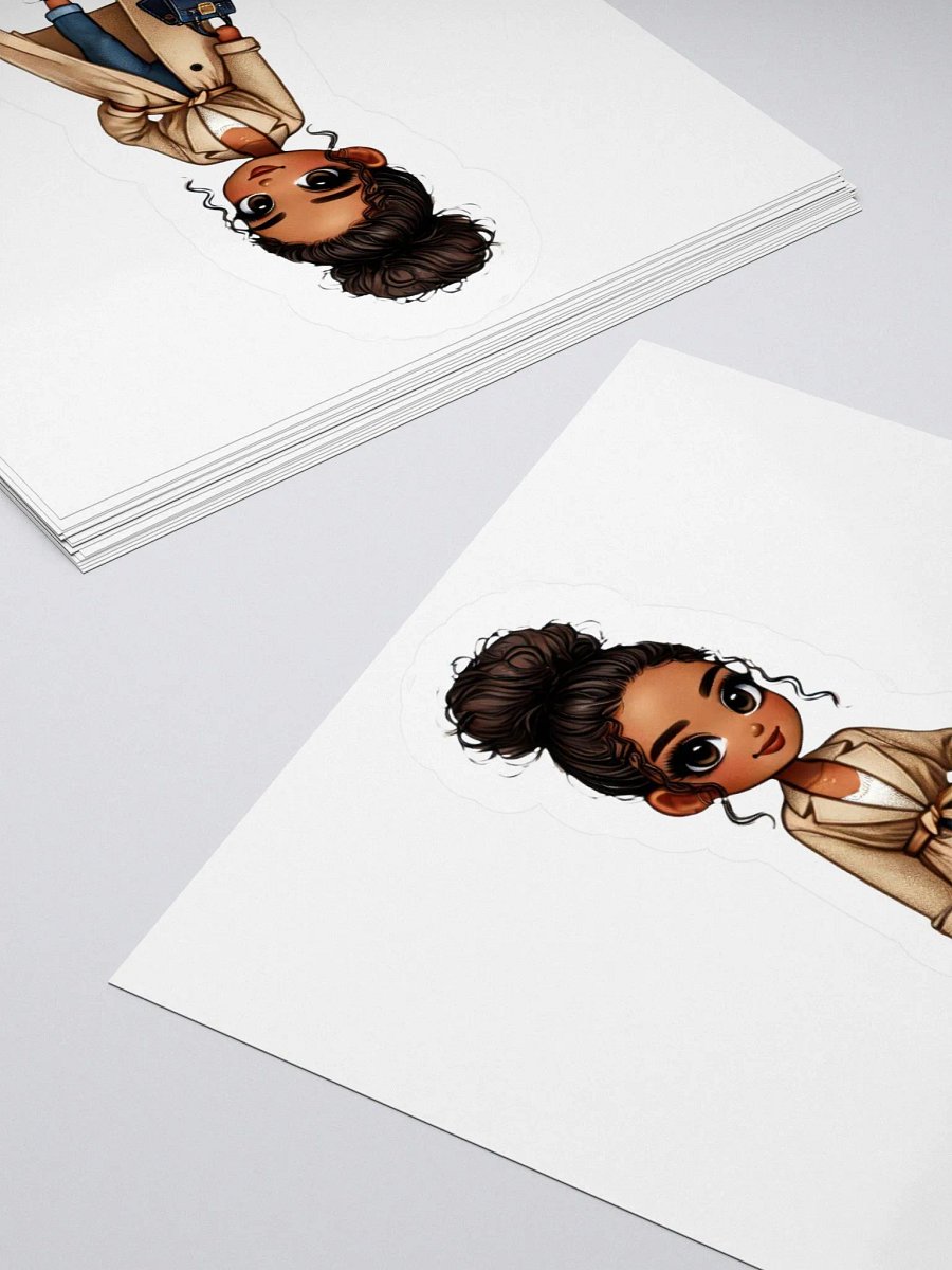 Fashionista Chibi Kiss Cut Stickers product image (15)