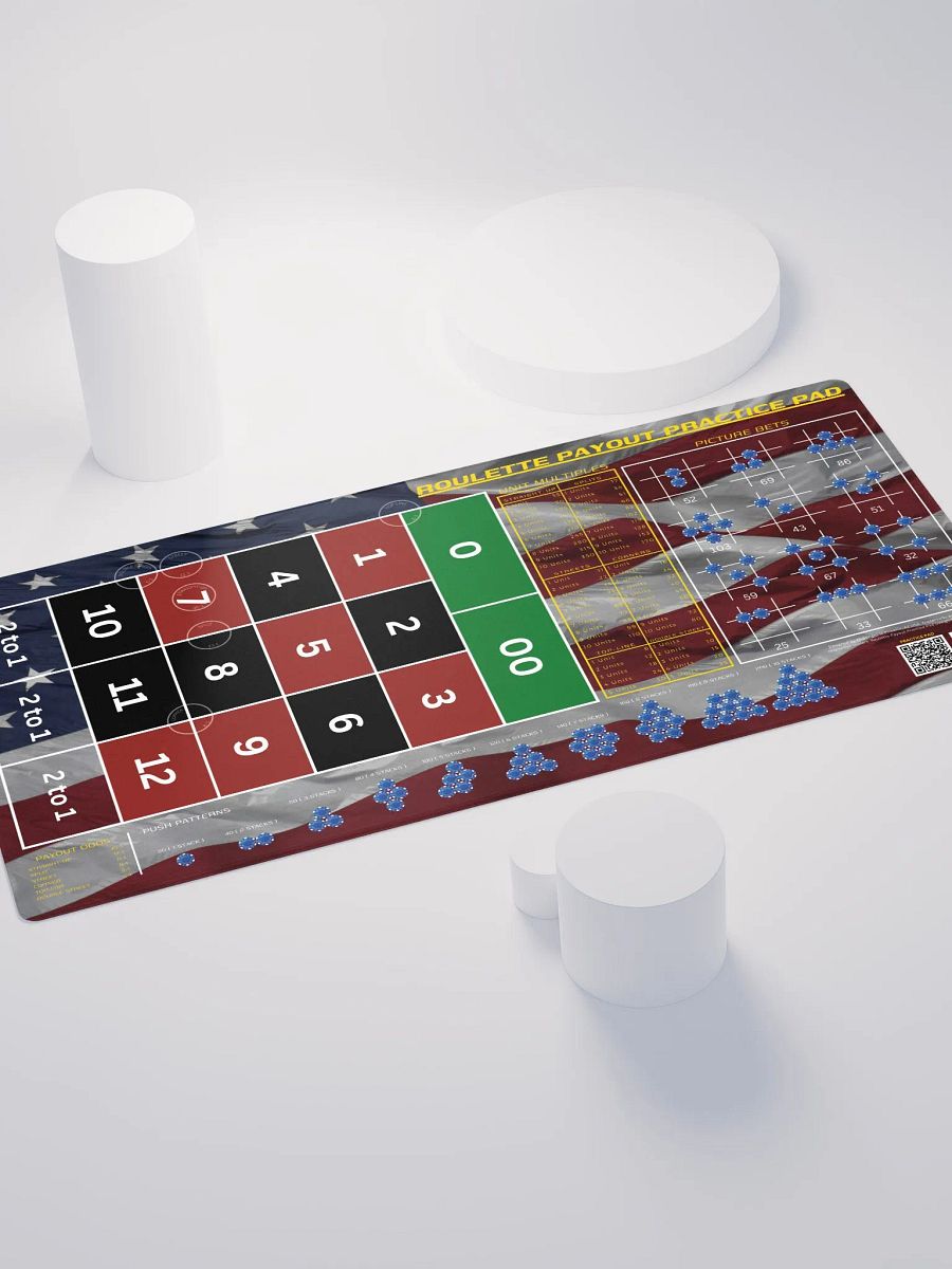 Roulette Payout Practice Pad - US Flag product image (4)