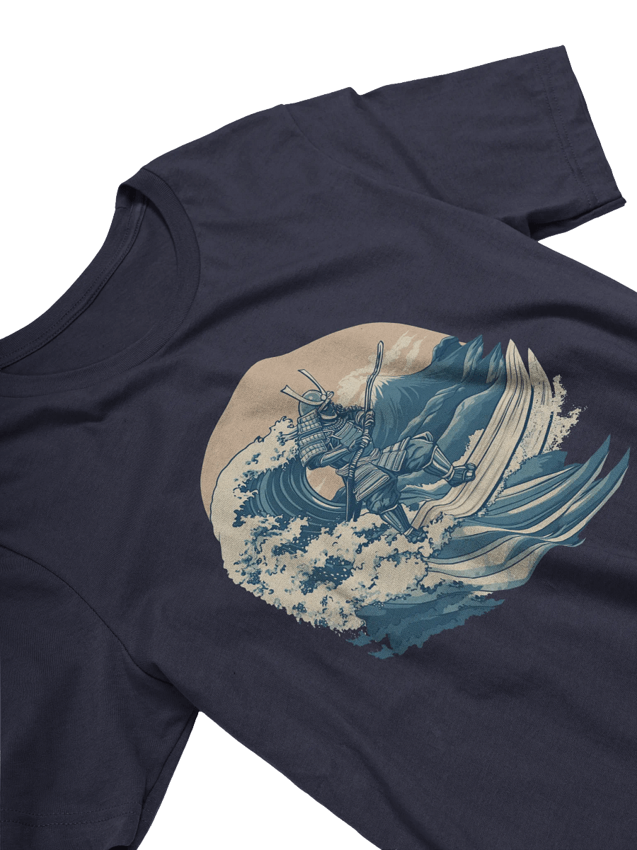 samurai surfer wave t-shirt product image (24)
