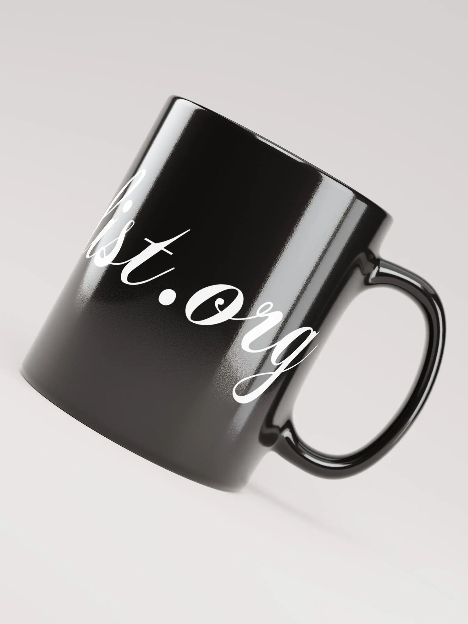 Turntablist.org Script Black Mug product image (3)