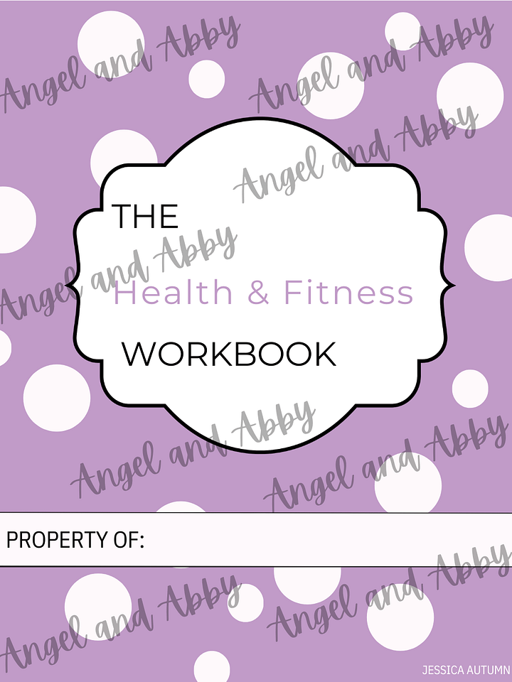 Fitness Planner 2024-purple product image (1)