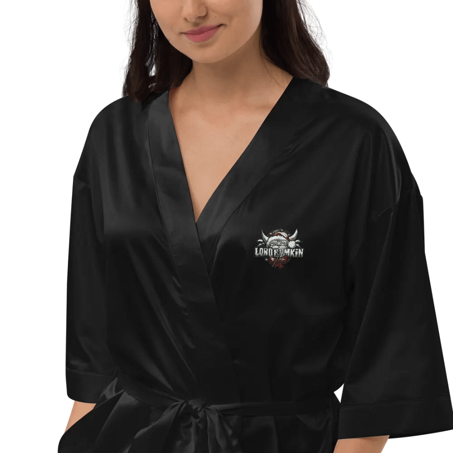 x-mas satin logo robe product image (9)