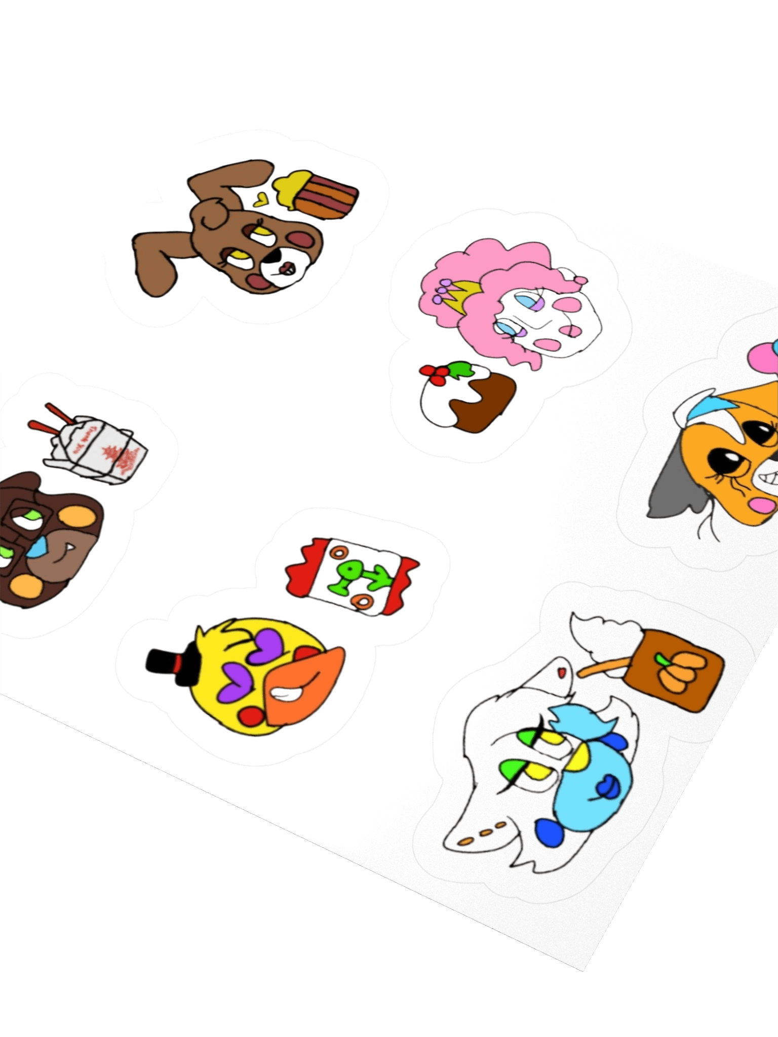 The Candy Cast Fav Foods! Sticker Set product image (8)