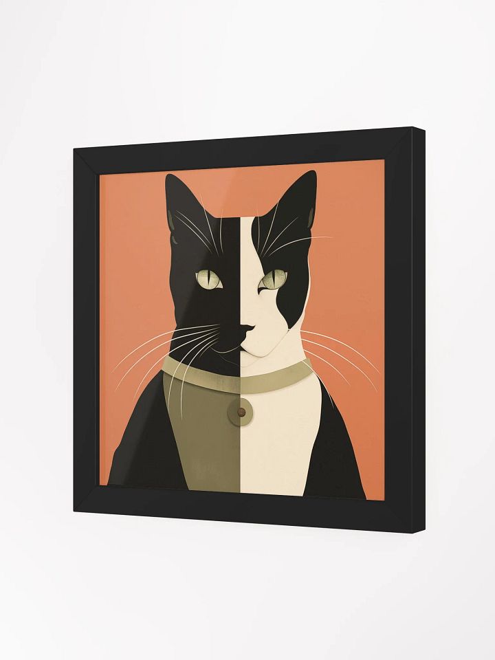 Whiskered Wonders: Framed Cat Art Print product image (13)