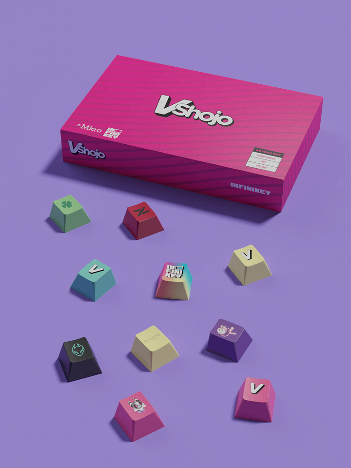 VShojo Series 1 Novelty Keycaps [In-Stock] product image (1)