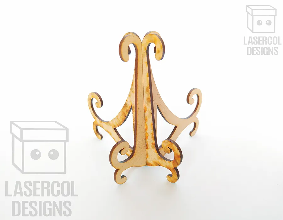 Easel Plate Stand Set 4 - Laser Cut Files product image (4)