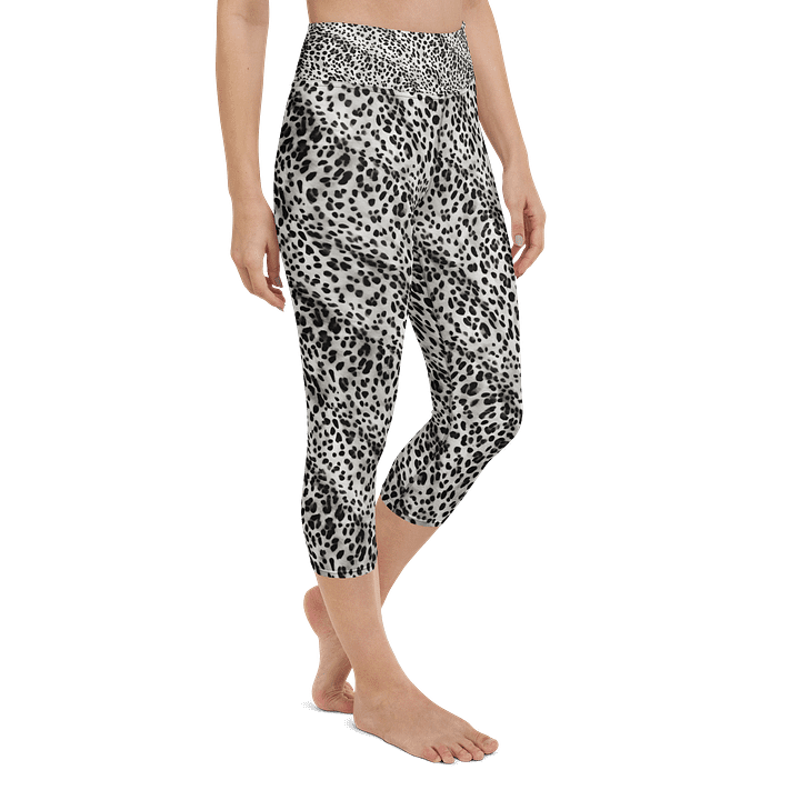 Grey Leopard Capri Leggings product image (2)