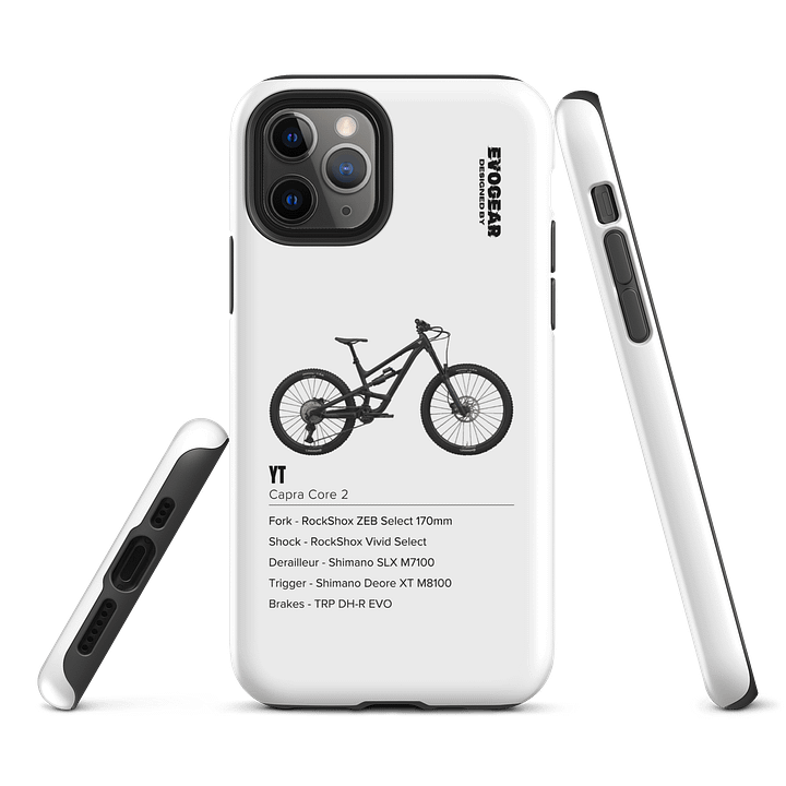 White YT Capra Core 2 iPhone Case product image (3)