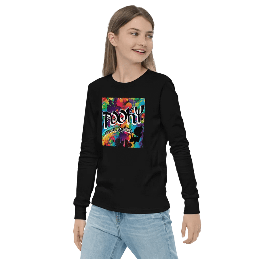 Youth Long Sleeve Cotton Tee product image (3)