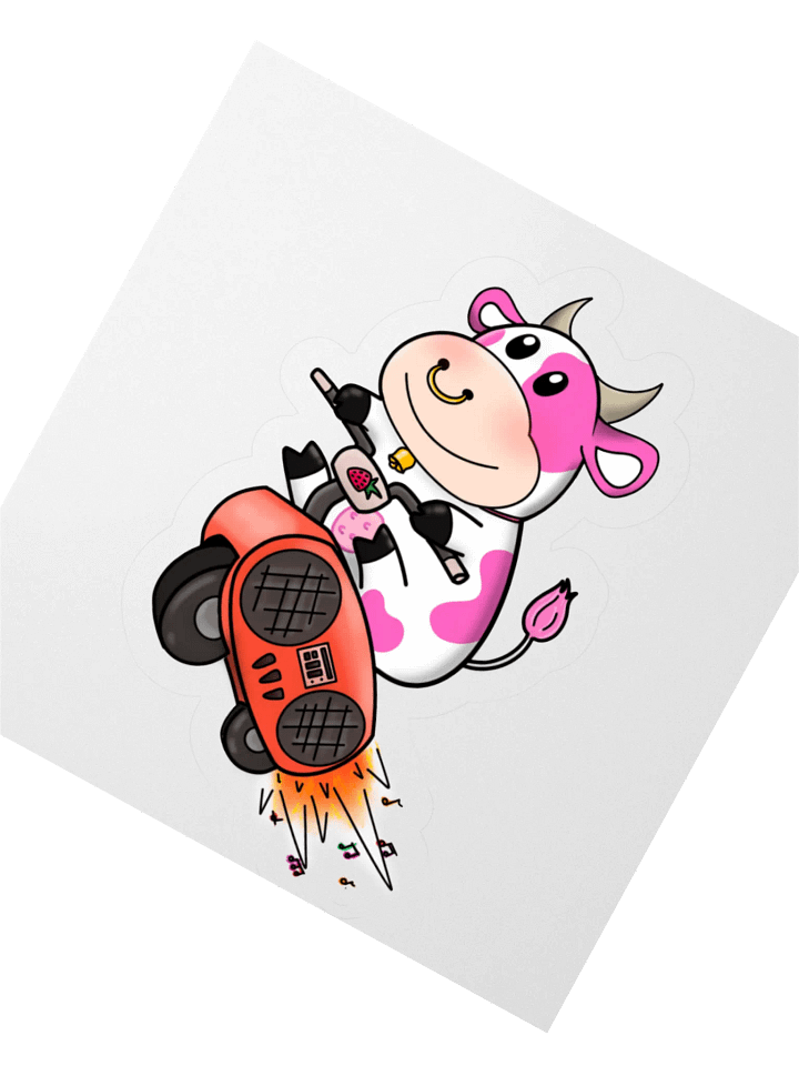 MinMin Meadows Cow Sticker product image (4)
