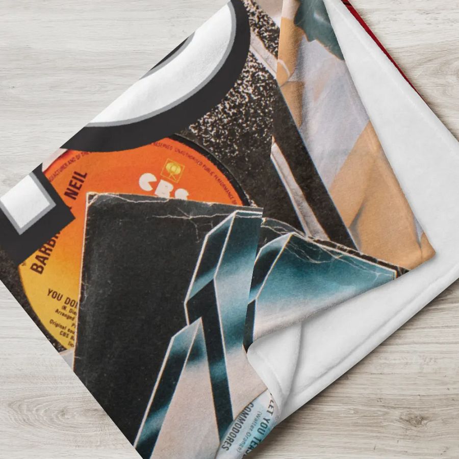 Logo & Records Throw Blanket product image (17)