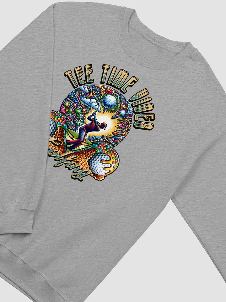 Tee Time Vibes Golfing Sunburst Crewneck Sweatshirt product image (17)