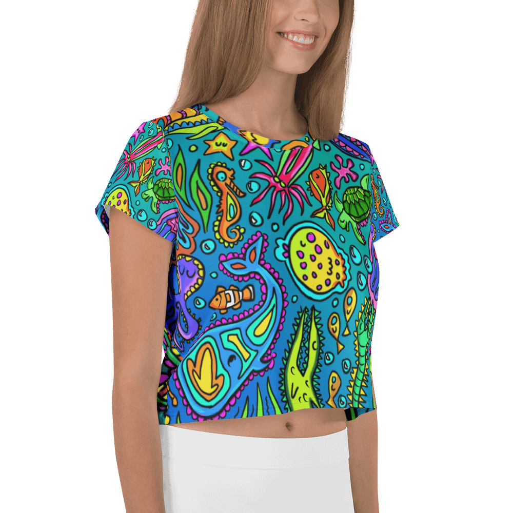 Under the Sea Crop Top product image (4)