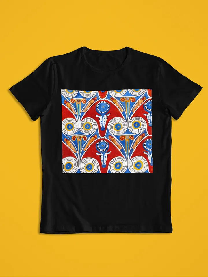 Ceiling Fragment, Tomb of Neferhotep Ancient Egypt Art Unisex T-Shirt product image (1)