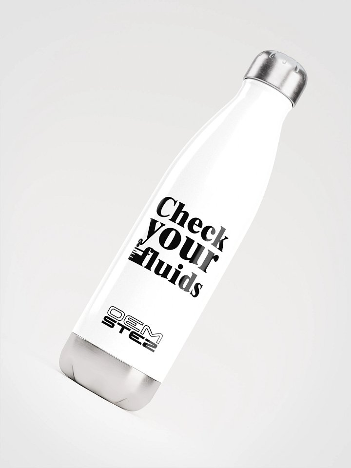Check your fluids Metal Bottle product image (2)