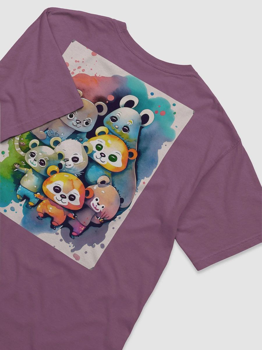 Animal Antics: Fun Watercolor Cartoon T-Shirt by Wear Your Values product image (49)