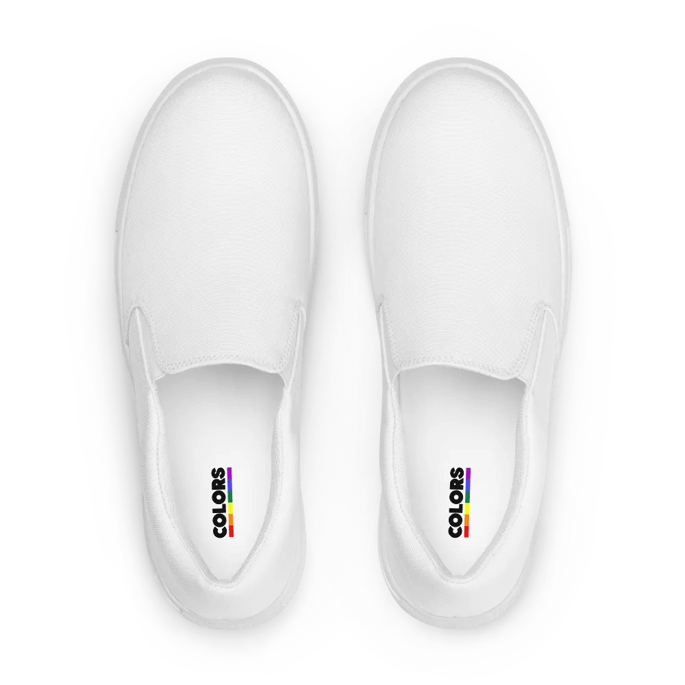 Women's White Slip-On Canvas Shoes product image (2)