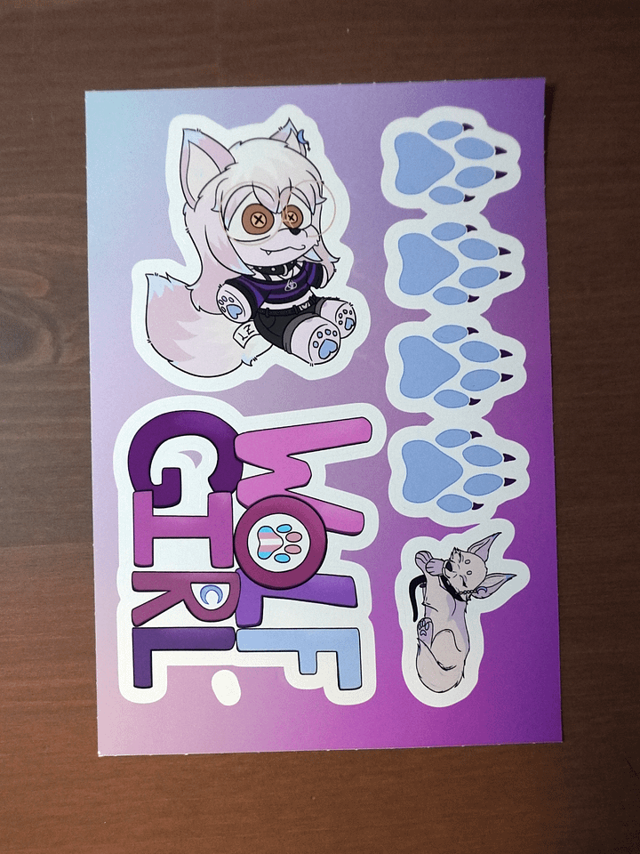 Alice Lunazera Sticker Sheet product image (1)