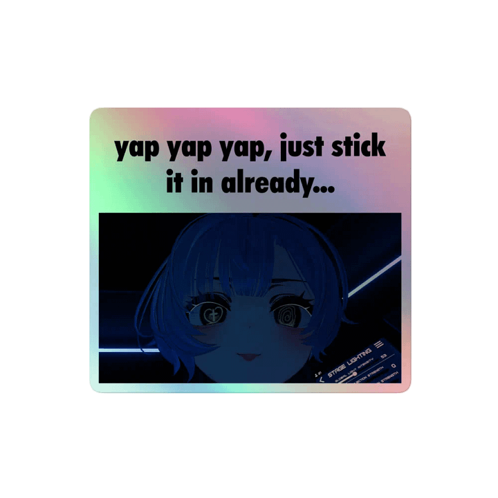 Yap Yap Yap - Holographic Sticker product image (2)