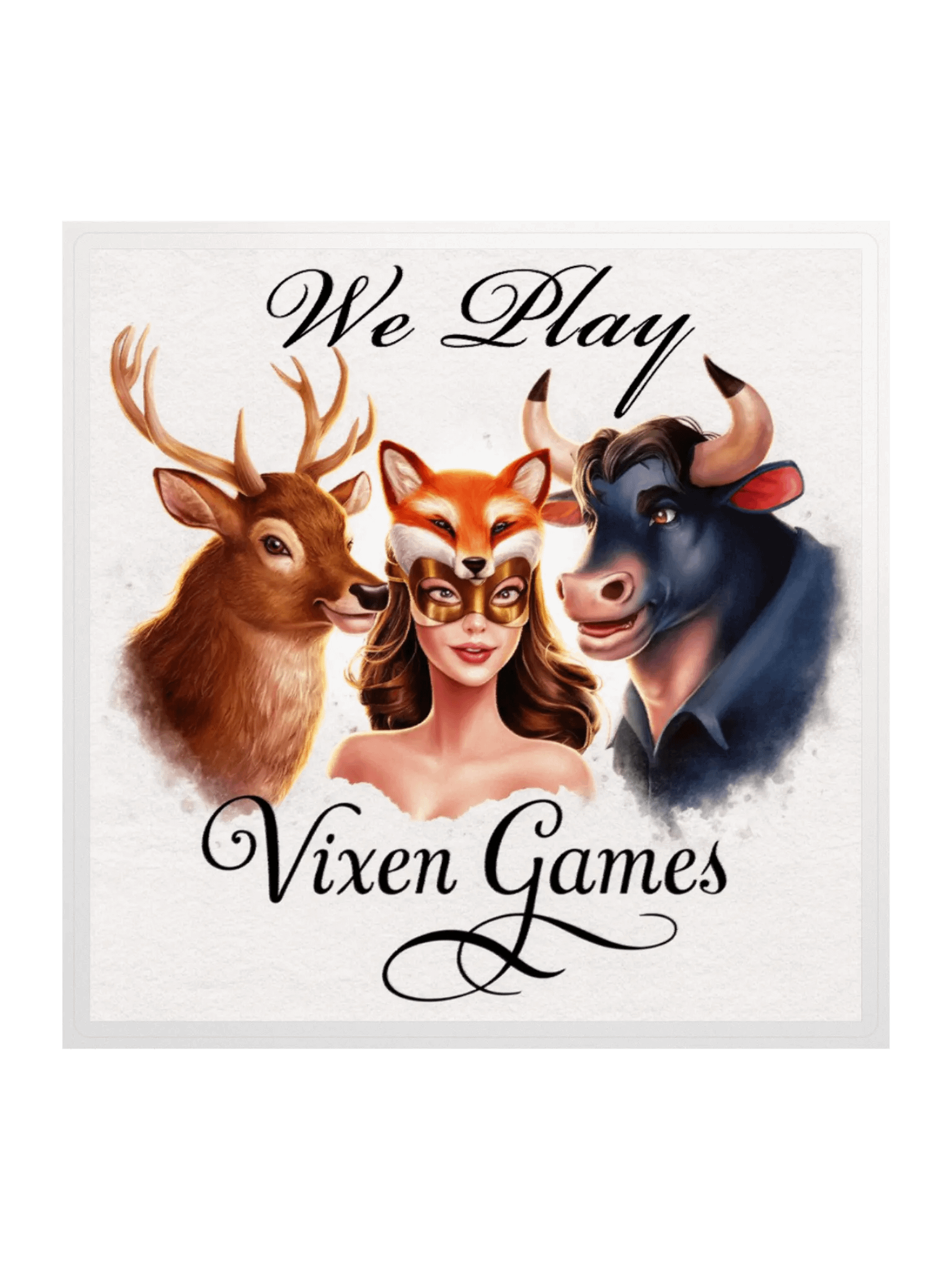 We Play Vixen Games Trio Sticker product image (2)
