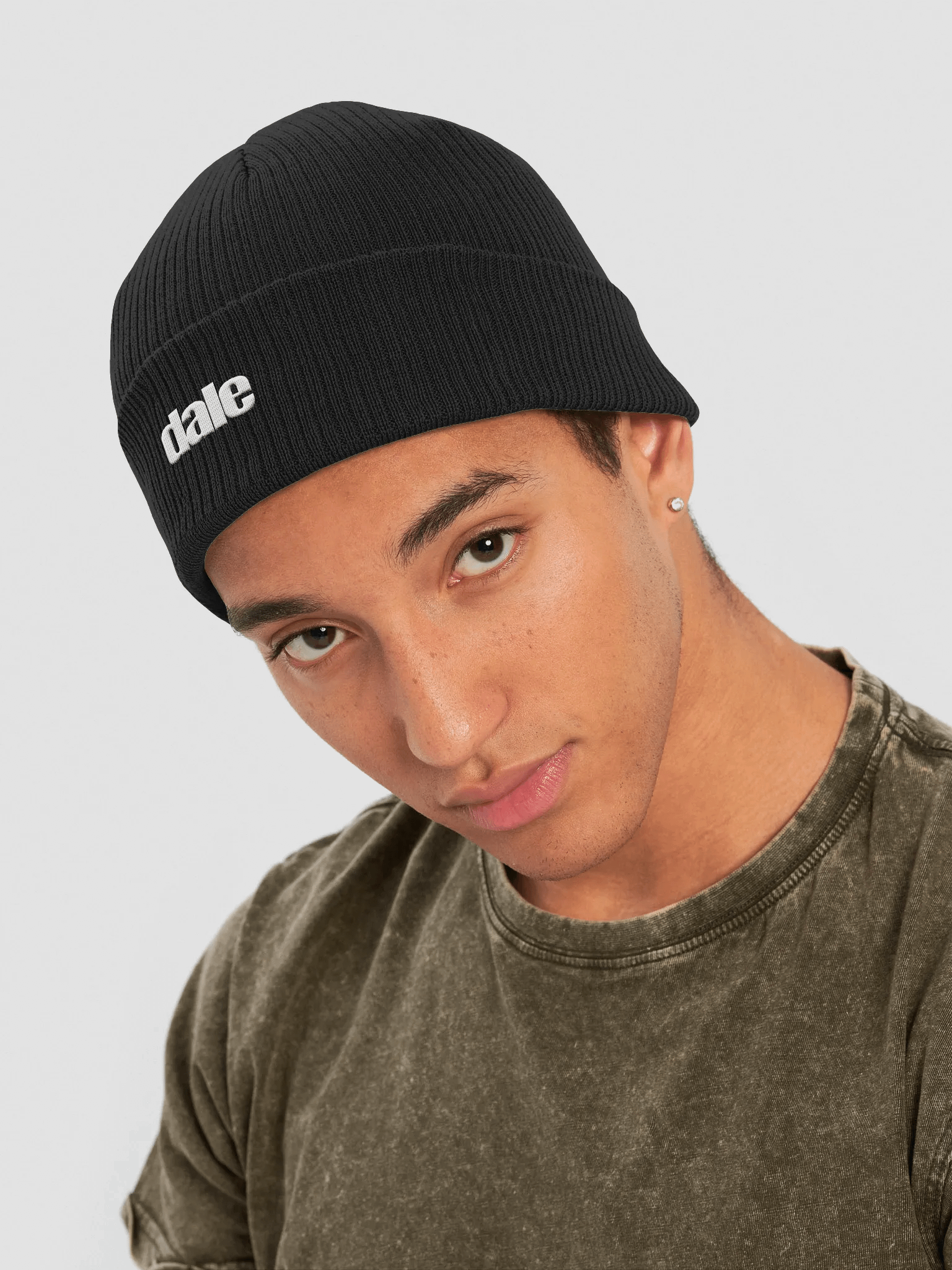 Organic Lines Ribbed Beanie product image (4)