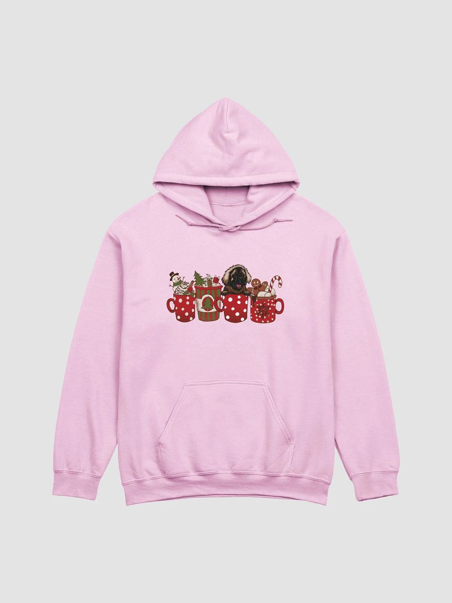 Cute Leonberger in a Christmas Cup Hooded Sweatshirt | Funny Christmas Pup in a Cup product image (9)