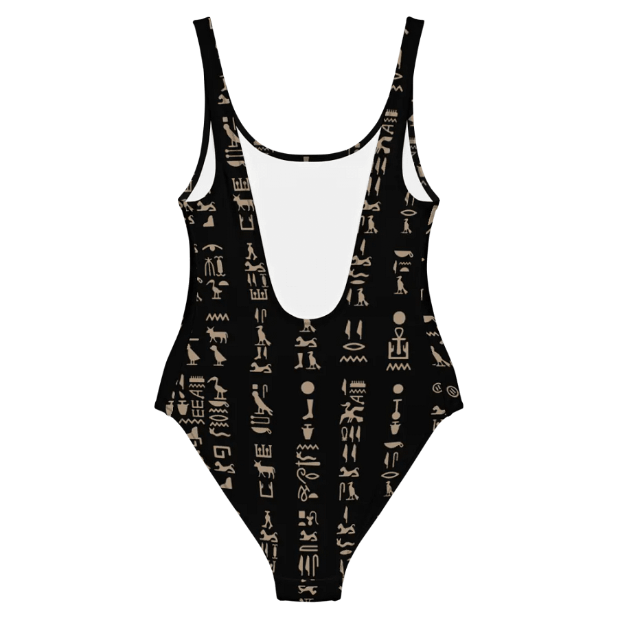 Isis Hieroglyphics Black All-Over Swimsuit product image (6)