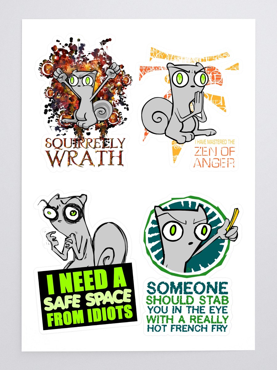 Foamy The Squirrel Sticker Sheet! #1 product image (3)