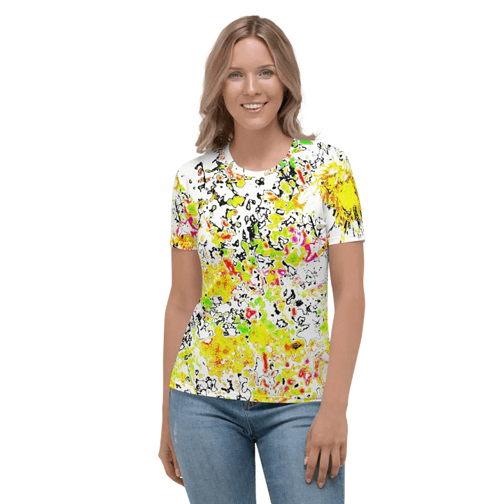 Abstract Vibrant Daisy Flower Women's T Shirt product image (1)