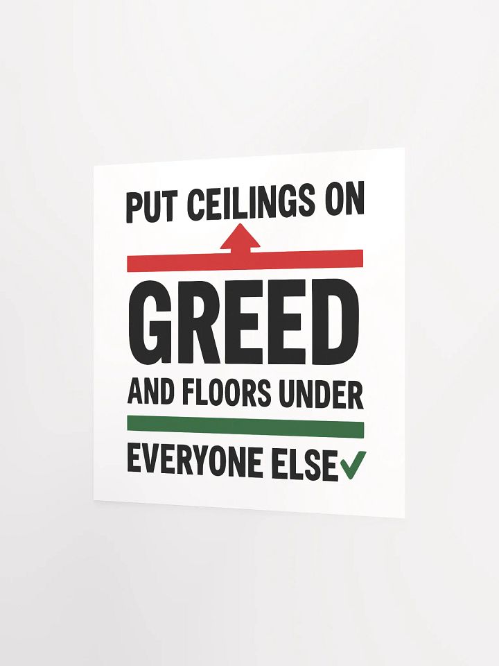 Greed Limits Poster product image (10)