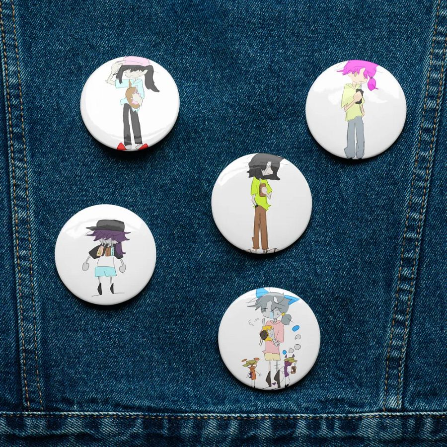 Moon Savers May pin button product image (11)