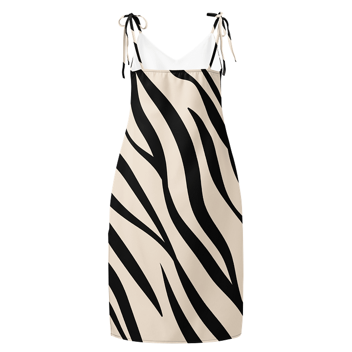 Zebra Stripes Chiffon Slip Dress product image (2)