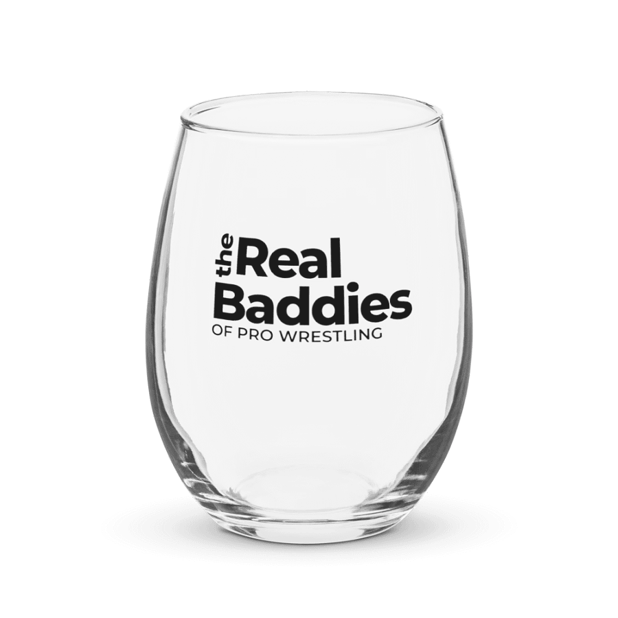 The Real Baddies of Pro Wrestling Wine Glass product image (1)