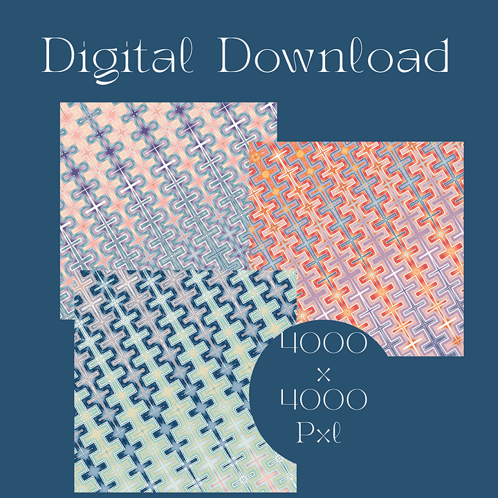 Pastel Cross Bricks Paper Bundle product image (2)