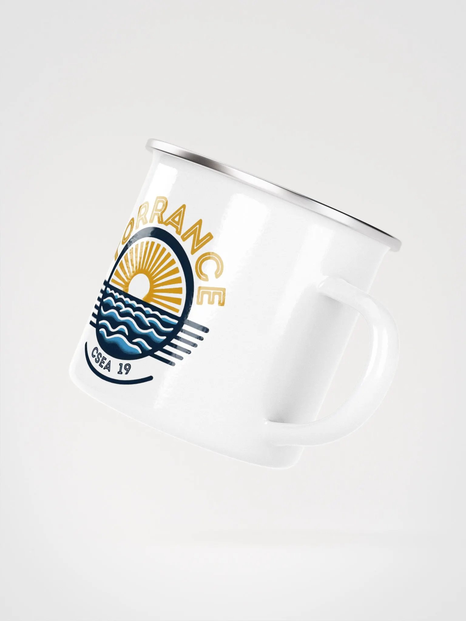 TUSD/CSEA Sun & Waves Enamel Mug product image (3)