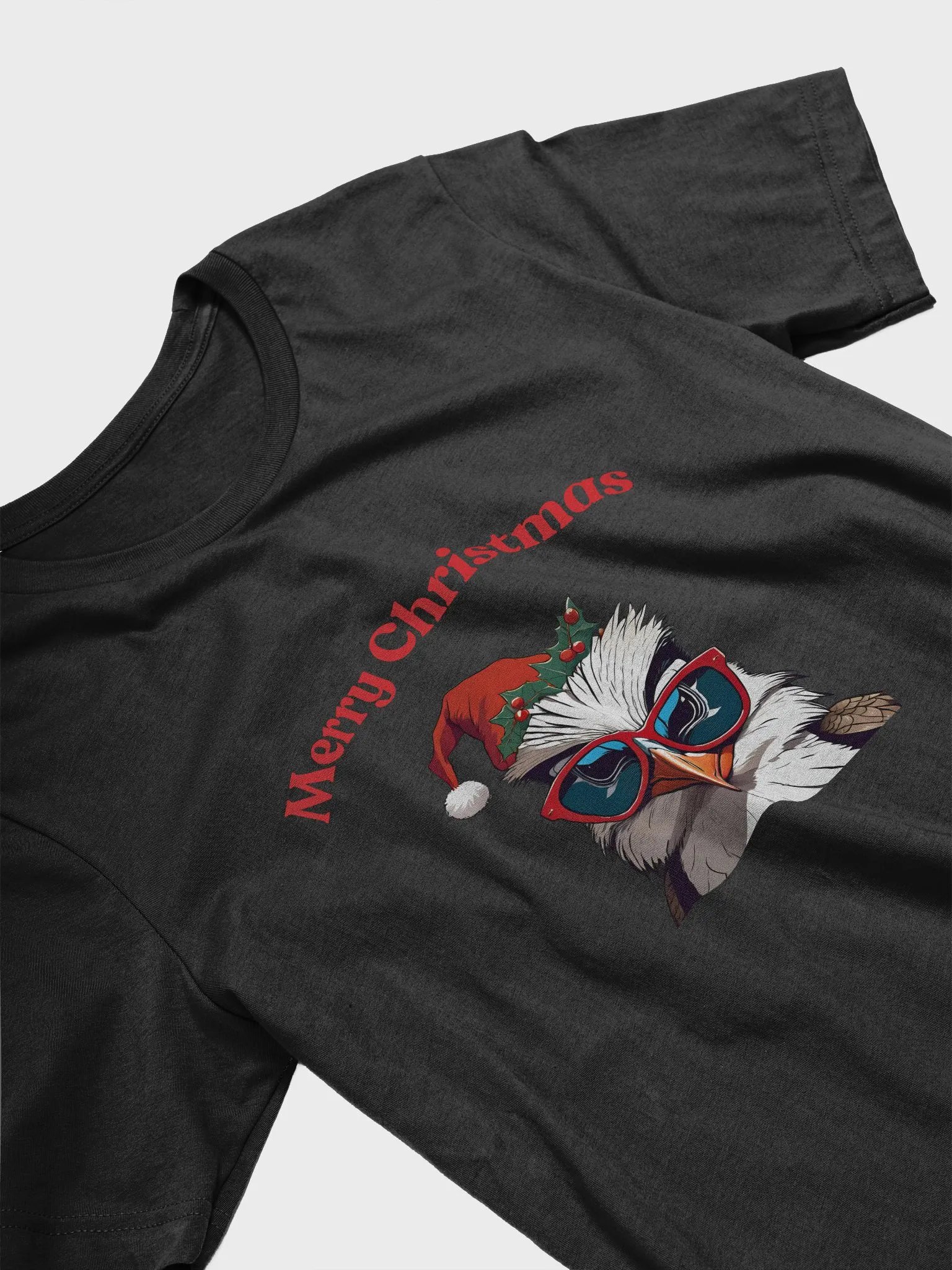 Festive Kookaburra Merry Christmas T-Shirt - Red product image (3)