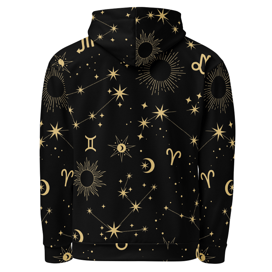 Celestial Zodiac Unisex Hoodie Astrology-Inspired All-Over Print Hoodie for Star Sign & Cosmic Style Lovers product image (3)