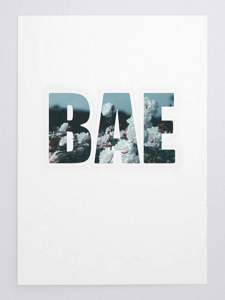 COLD SUMMER COLLECTION White Paradise Logo Sticker product image (1)
